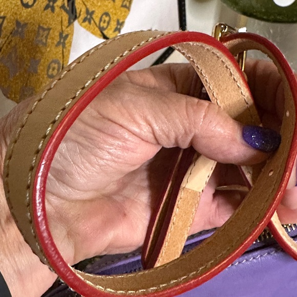 EUC Dooney & Bourke Dillon Double Pocket Satchel Crossbody in Lavender. - Picture 12 of 13